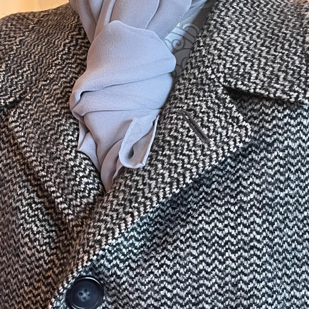 BRITISH TWEED CUSTOM TOP COAT MEN’S SZ XLG 44R FROM SAMUEL MARTIN LTD LONDON UK - Picture 14 of 14